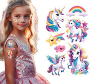 UNICORN TATTOO SHEET 14X30 CM
