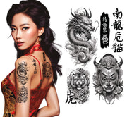 ASIAN TATTOO SHEET 14X30 CM