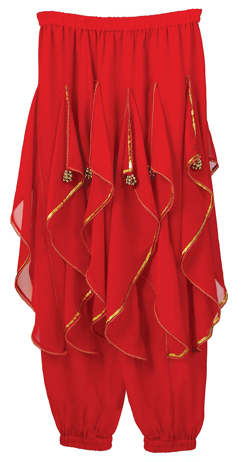RED BELLY DANCE PANTS, HQ