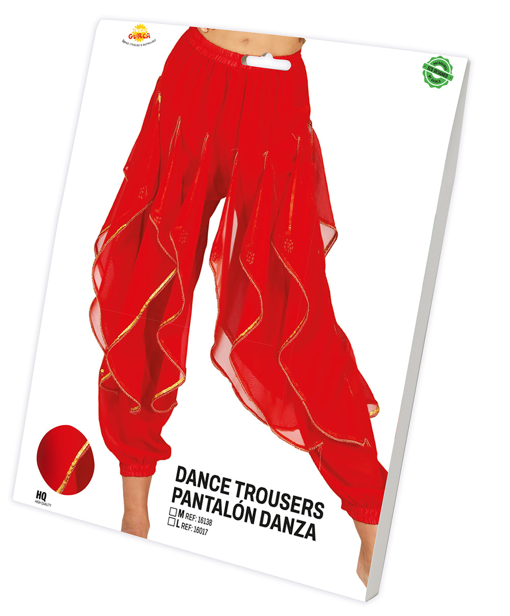 RED BELLY DANCE PANTS, HQ