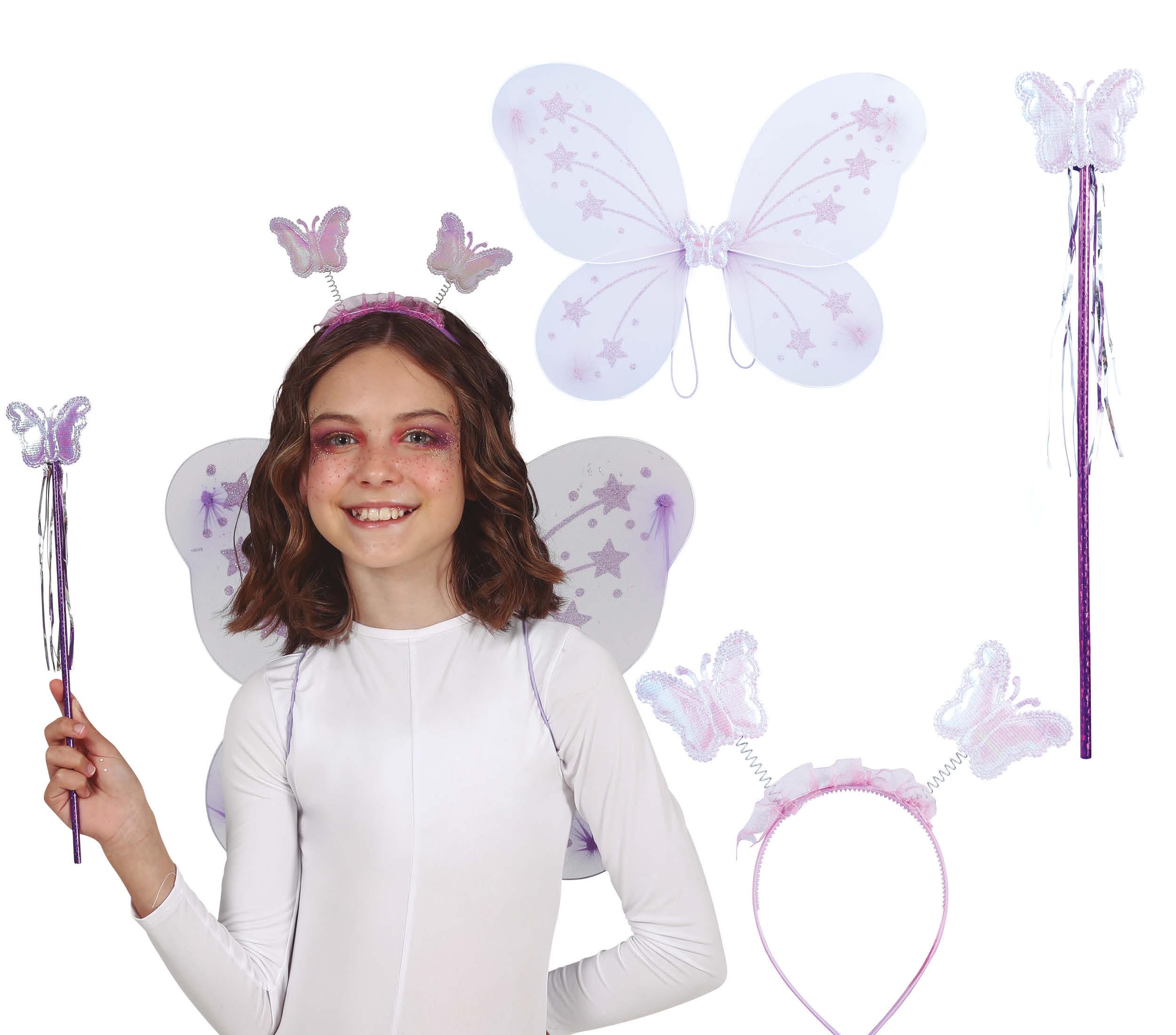 HEADBAND, WINGS OF 35X40 CMS LILAC