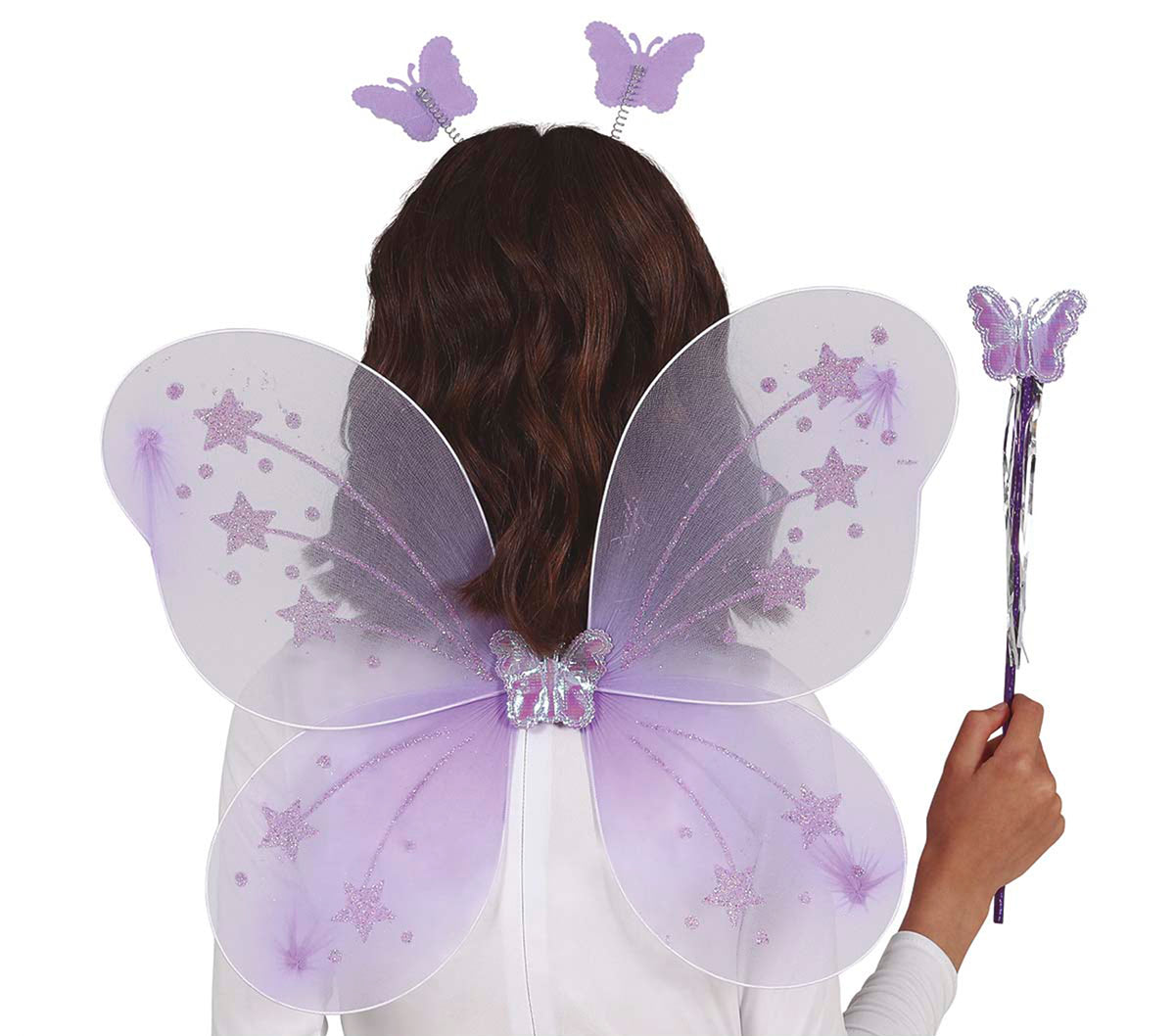 HEADBAND, WINGS OF 35X40 CMS LILAC