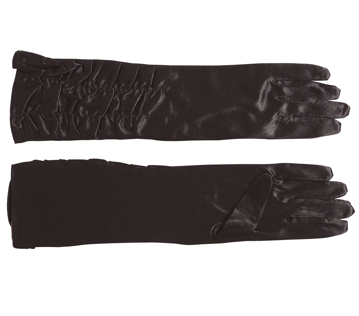 CRINCKLED GLOVES, 40 CM