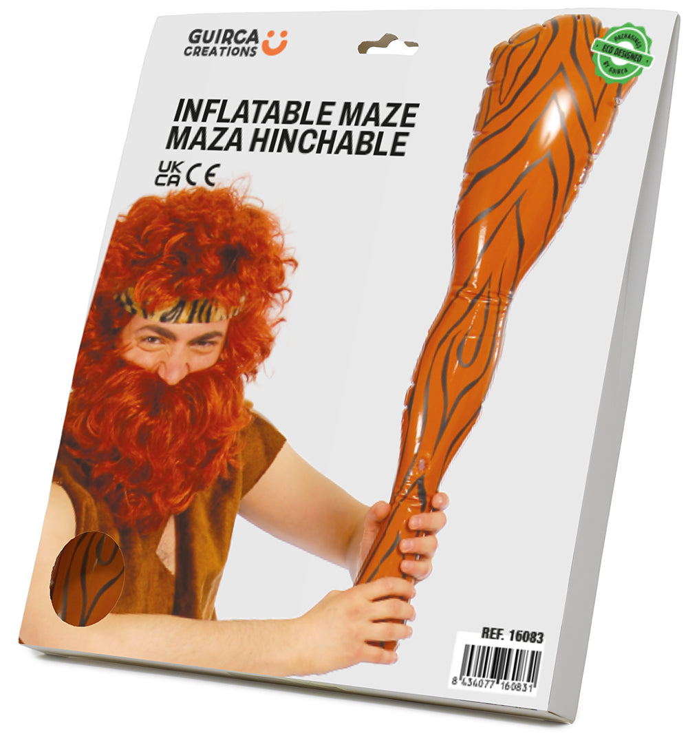 CAVEMAN INFLATABLE BAT, 80 CM