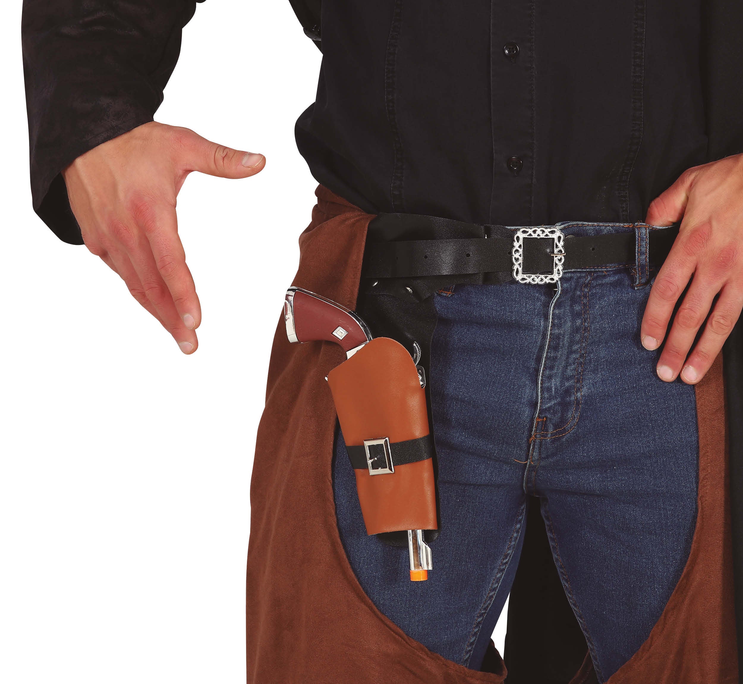 CARTRIDGE WITH PISTOL COWBOY 25 CMS