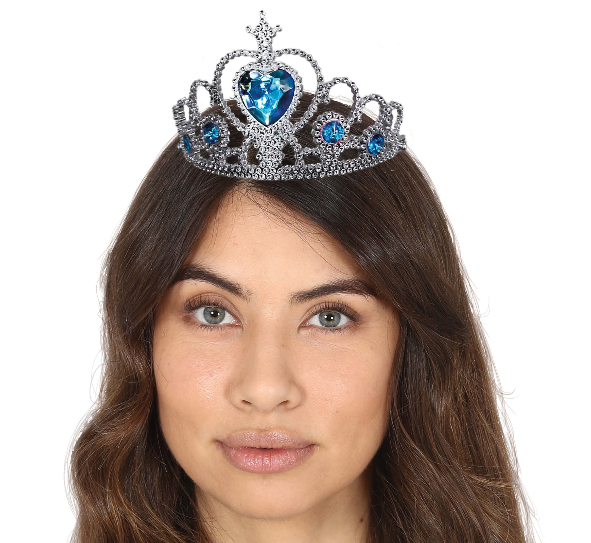 PRINCESS TIARA BLUE STONES
