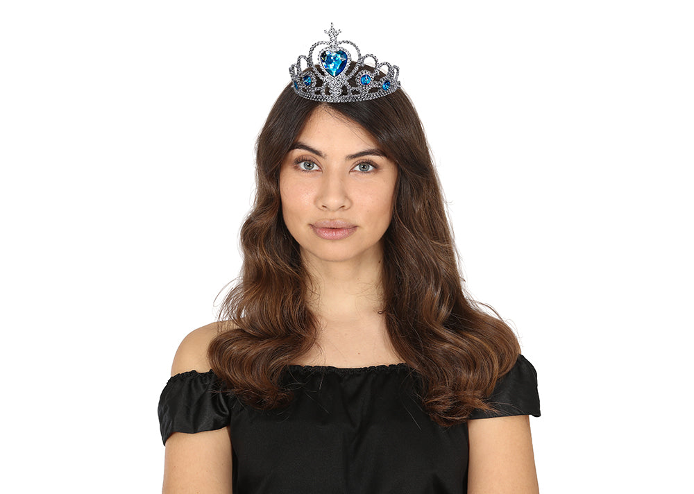 PRINCESS TIARA BLUE STONES