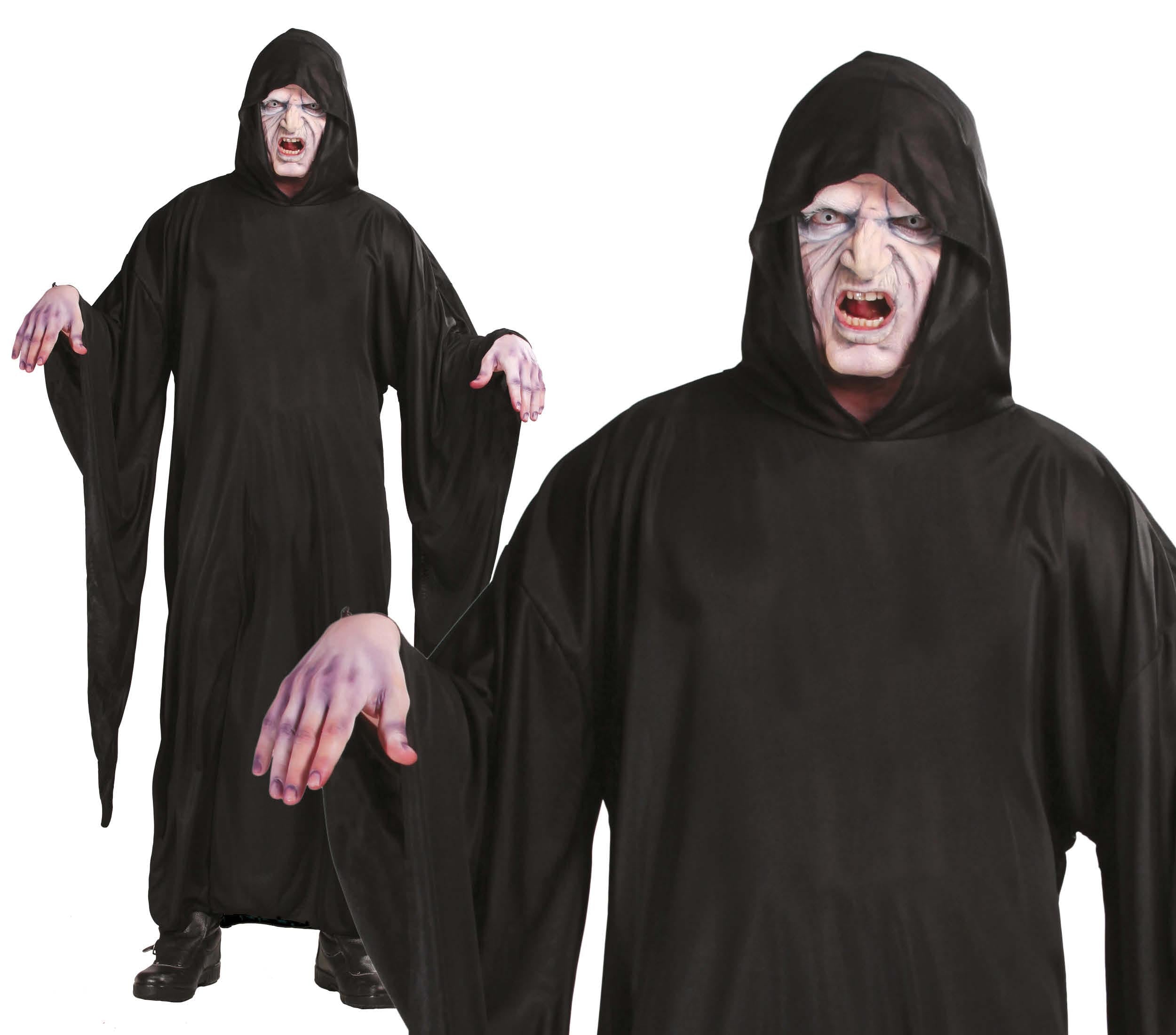 “DEATH” BLACK ROBE WITH HOOD