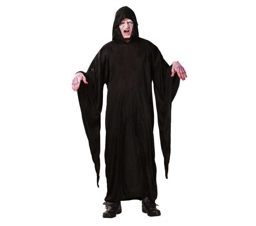 “DEATH” BLACK ROBE WITH HOOD