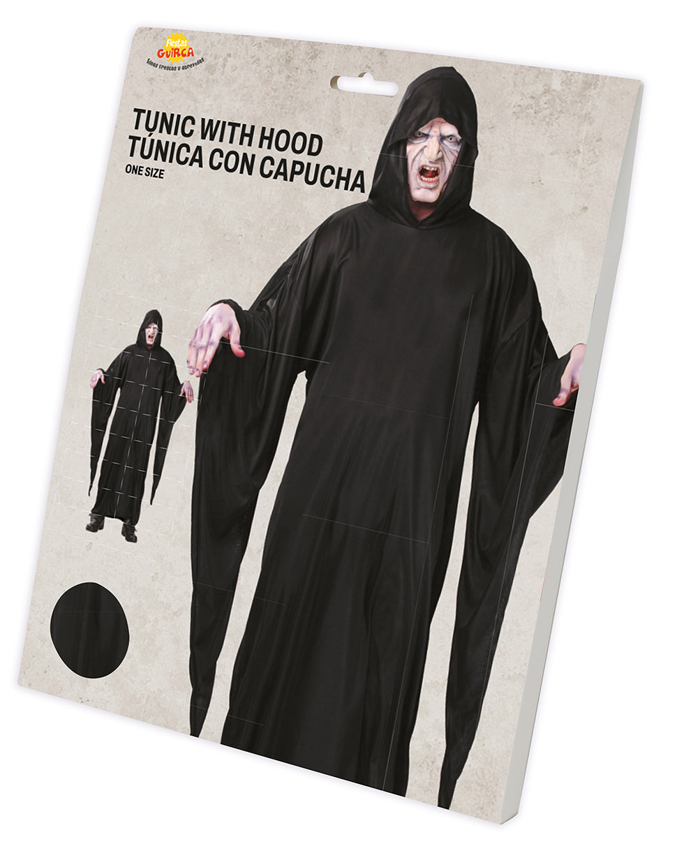 “DEATH” BLACK ROBE WITH HOOD