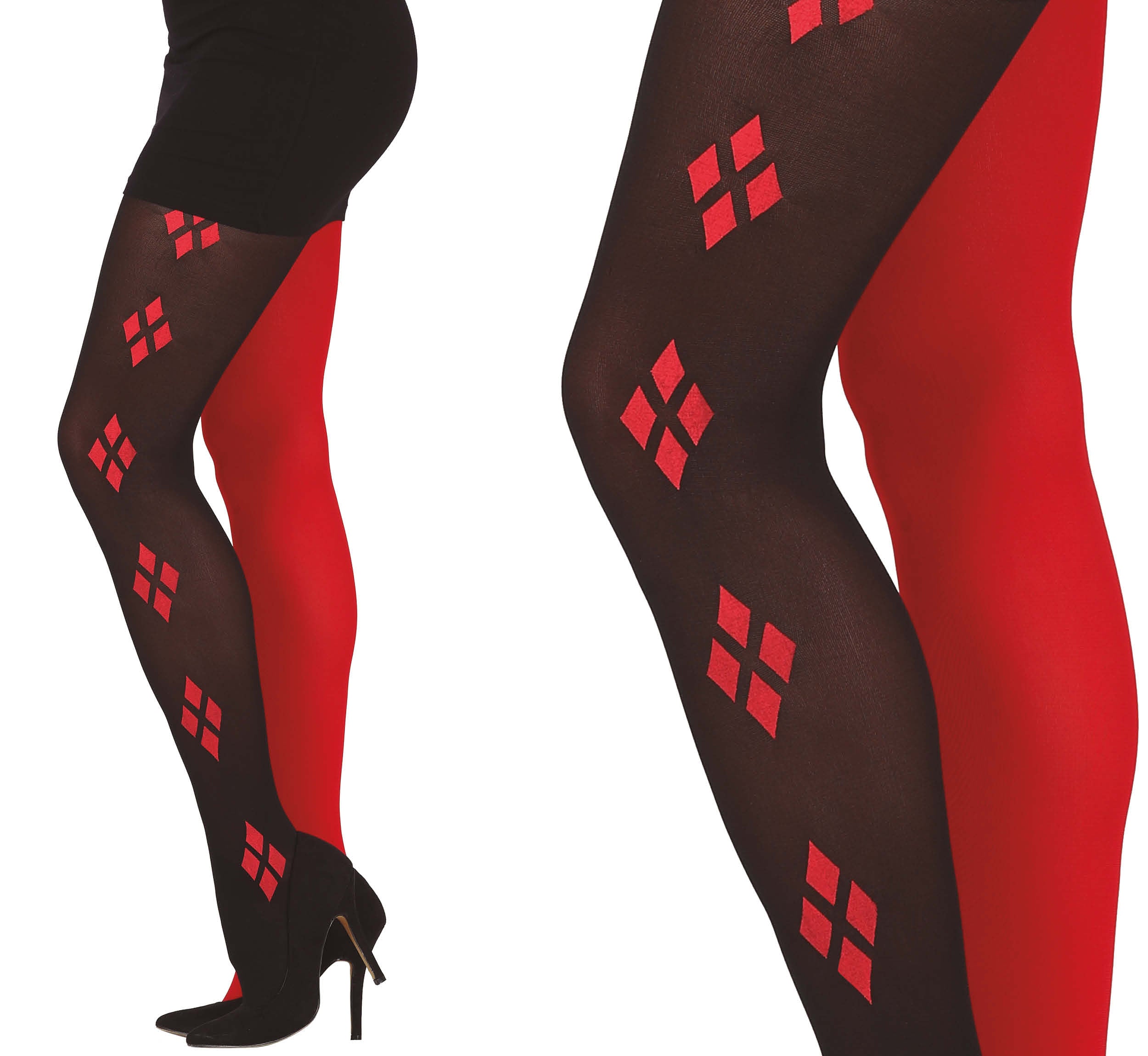 RED/BLACK ARLEQUIM COLLANTS FOR ADULTS