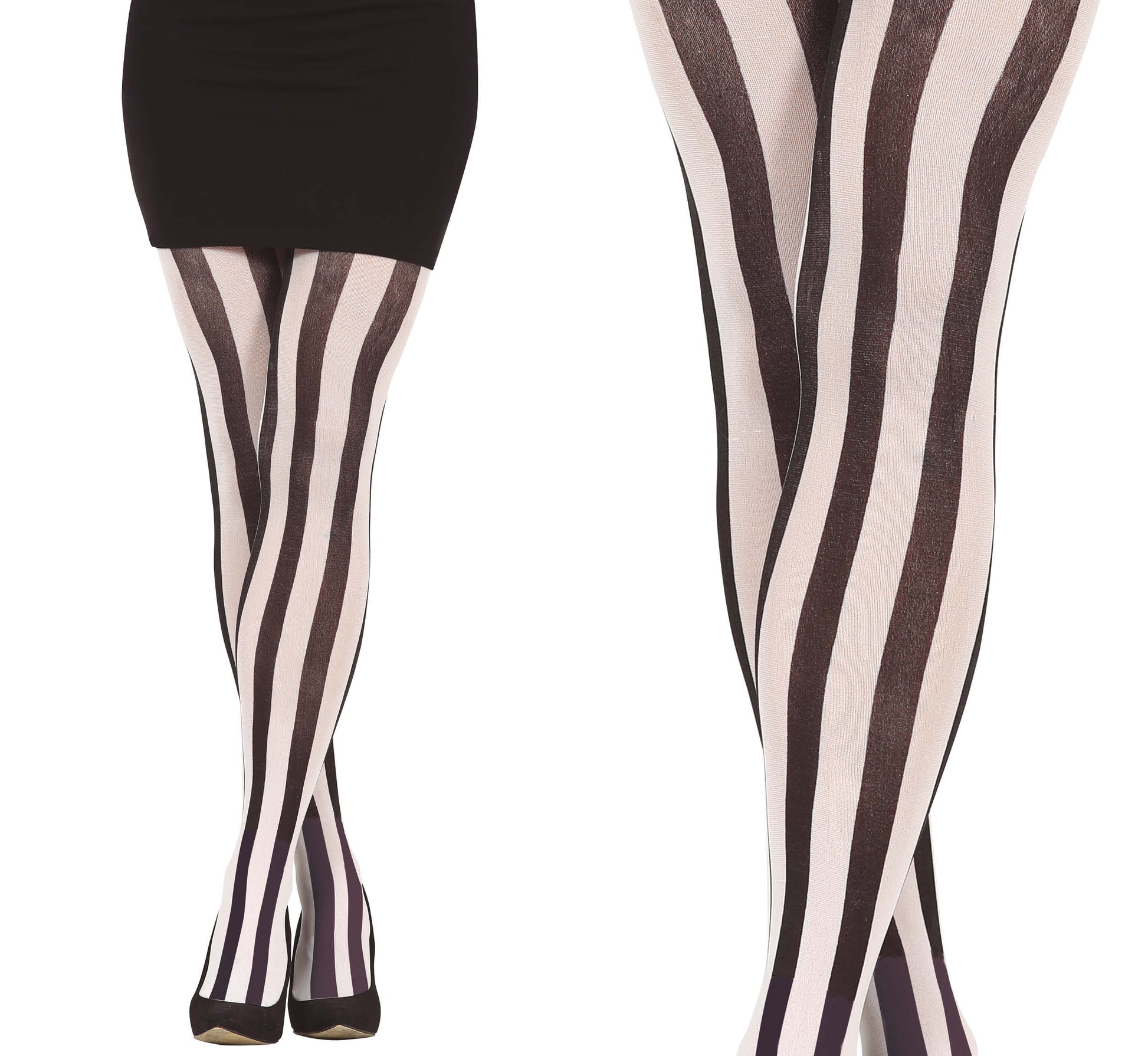 BLACK/WHITE COLLANTS FOR ADULTS