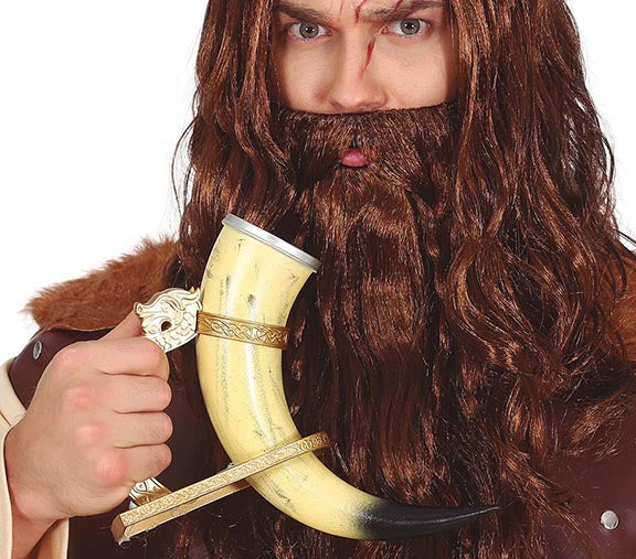 VIKING HORN WITH STAND 25 CMS