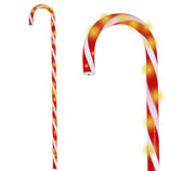 CANDY CANE WITH LIGHT, 70 CMS