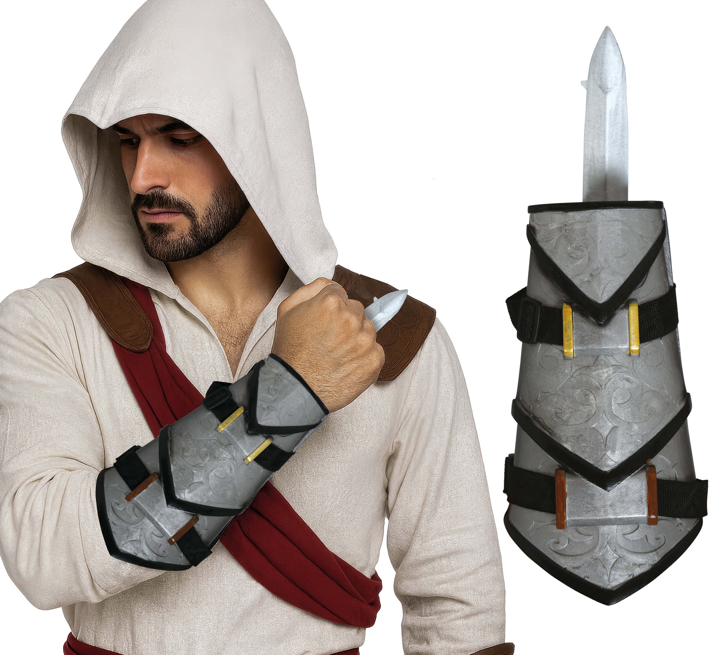 BRACELET WITH RETRACTABLE NINJA DAGGER, 30 CM