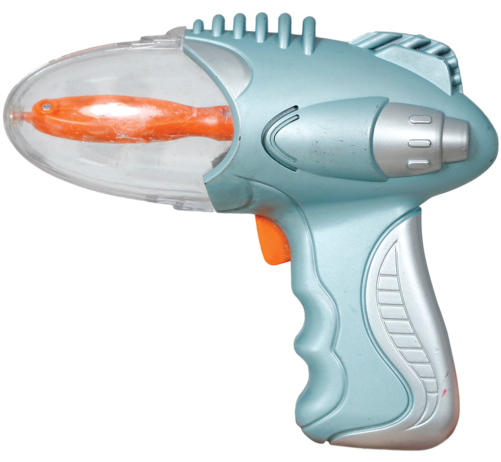 SILVER SPACE PISTOL 18 CM