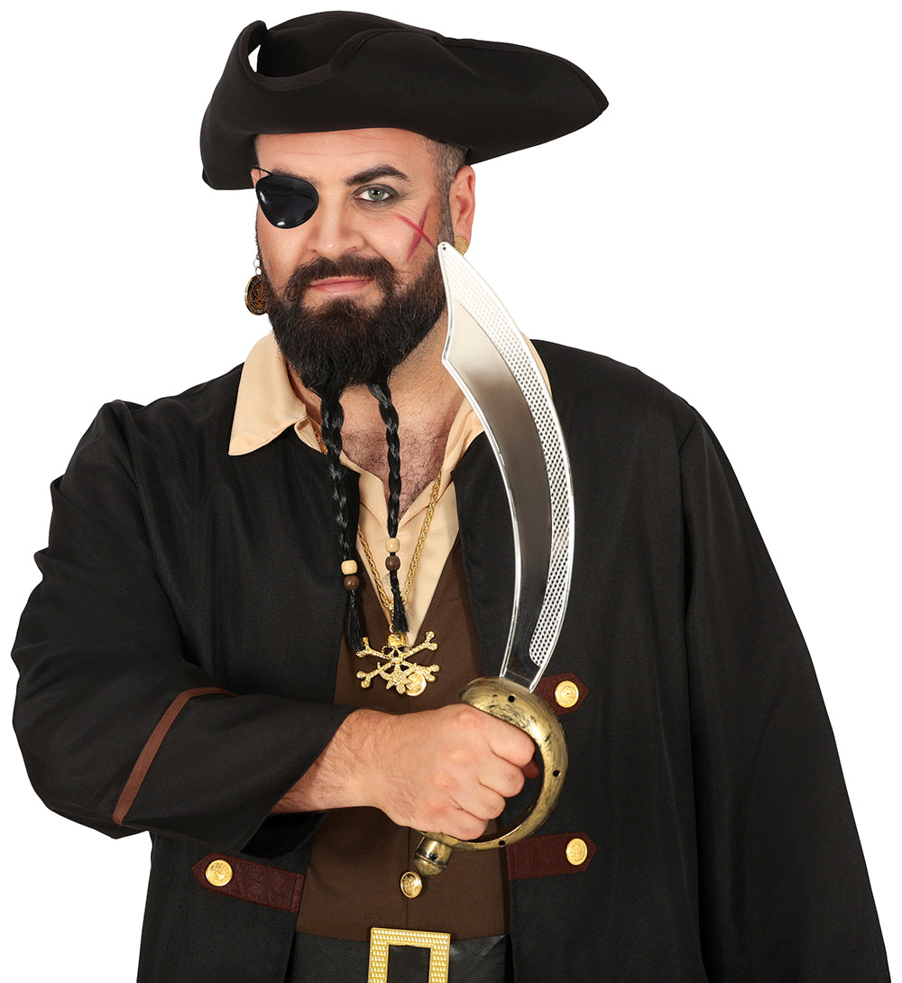 PIRATE SABLE WITH EYEPATCH, 47 CM