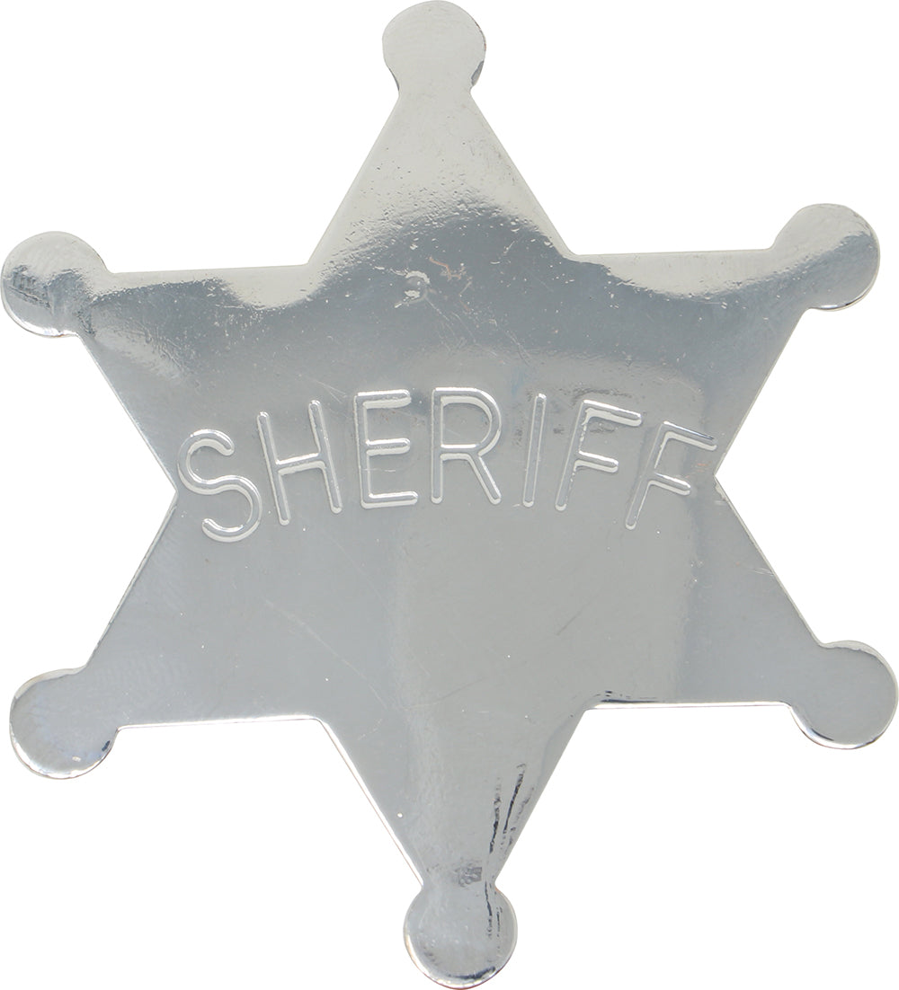 METAL SHERIFF STAR 6 CM