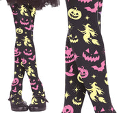 MULTICOLOR HALLOWEEN TIGHTS