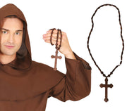 WOODEN ROSARY 48 CM