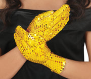 SEQUIN GLOVES, 22 CM HQ