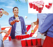 BEER PONG: 12 GLASSES AND 15 BALLS