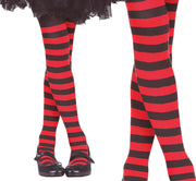 RED STRIPED TIGHTS
