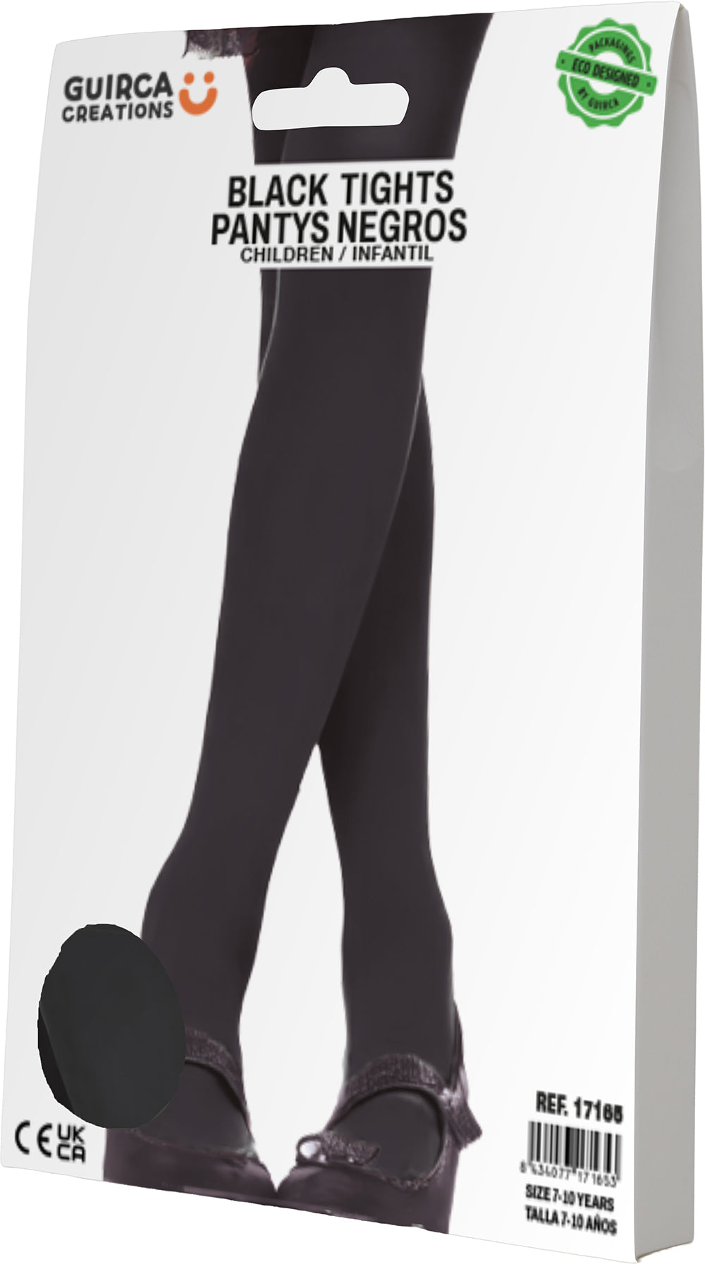 BLACK STRIPED TIGHTS 7-10 YEARS