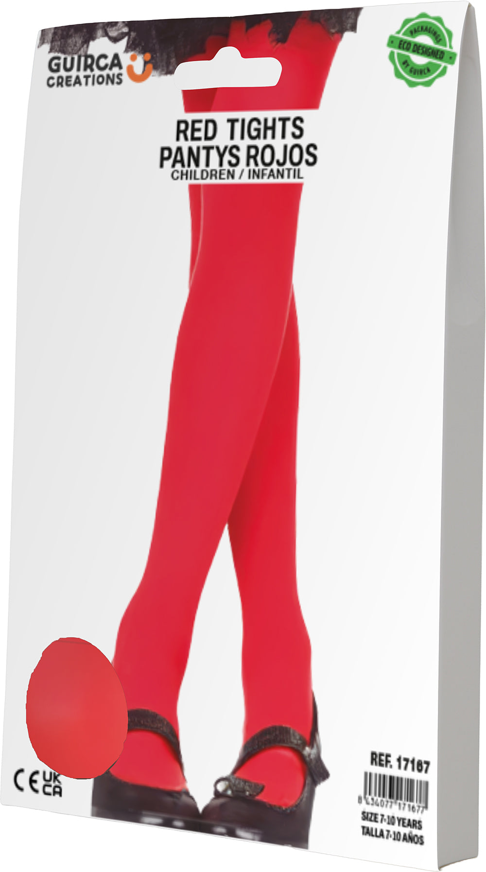 RED TIGHTS 7-10 YEARS