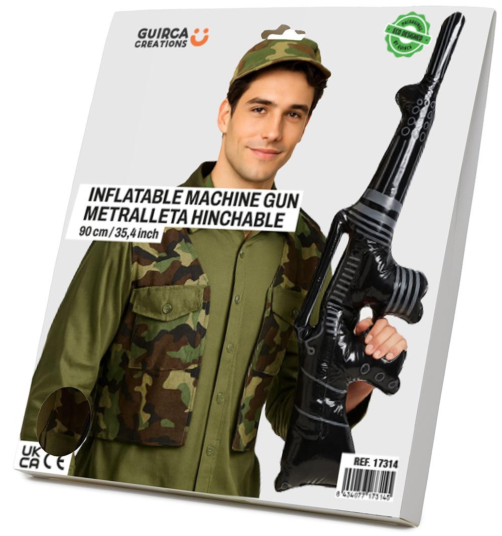Large Inflatable Gun INFLATABLE SUBMACHINE GUN 90 CM – Fancy Dress Town