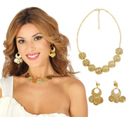 NECKLACE AND GIPSY EARRINGS