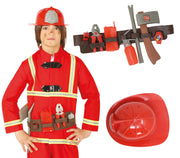 FIREMAN BELT WITH HELMET