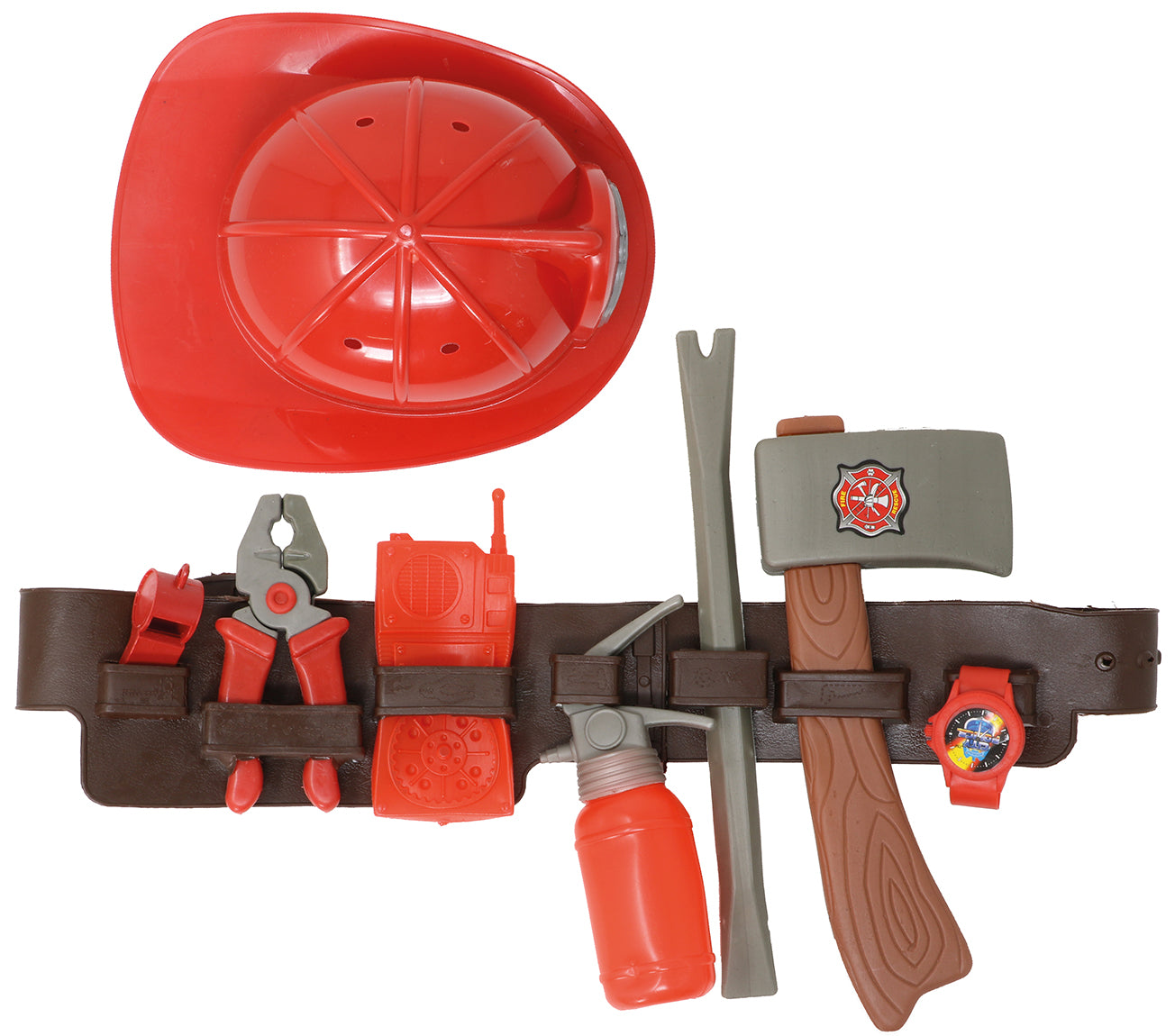FIREMAN BELT WITH HELMET