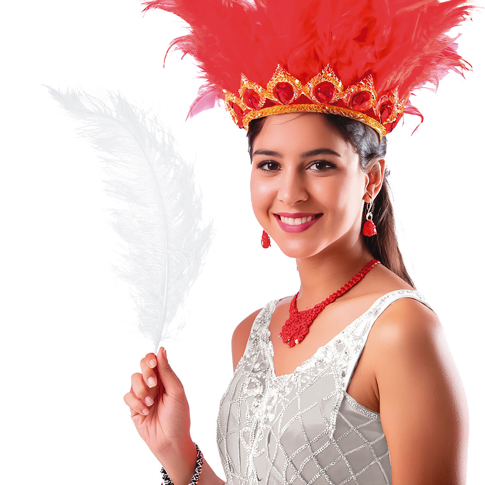 BAG 12 OSTRICH FEATHER GIANT 50 CMS.