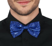 SEQUINED BOW TIE, 12 CM