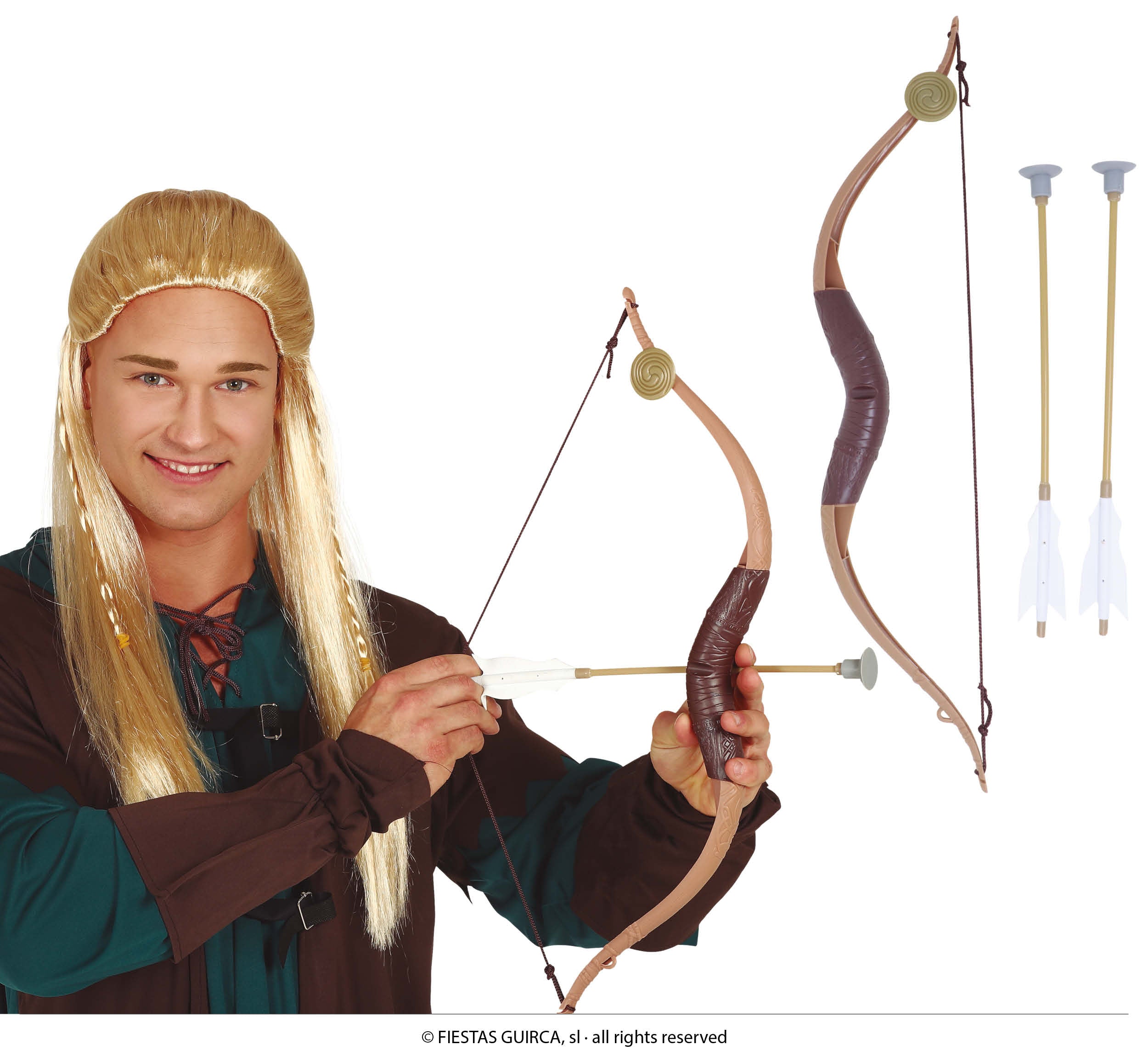 BOW SET 58 CMS WITH 2 ARROWS – Fancy Dress Town