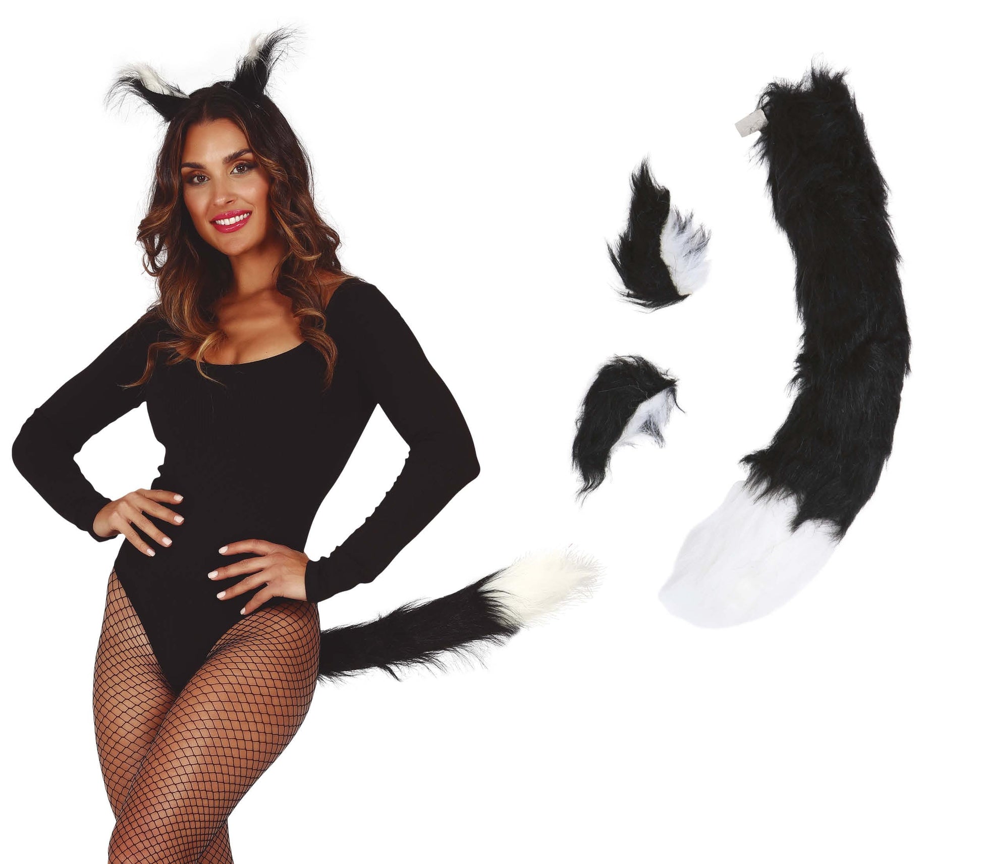 BLACK & WHITE CAT SET