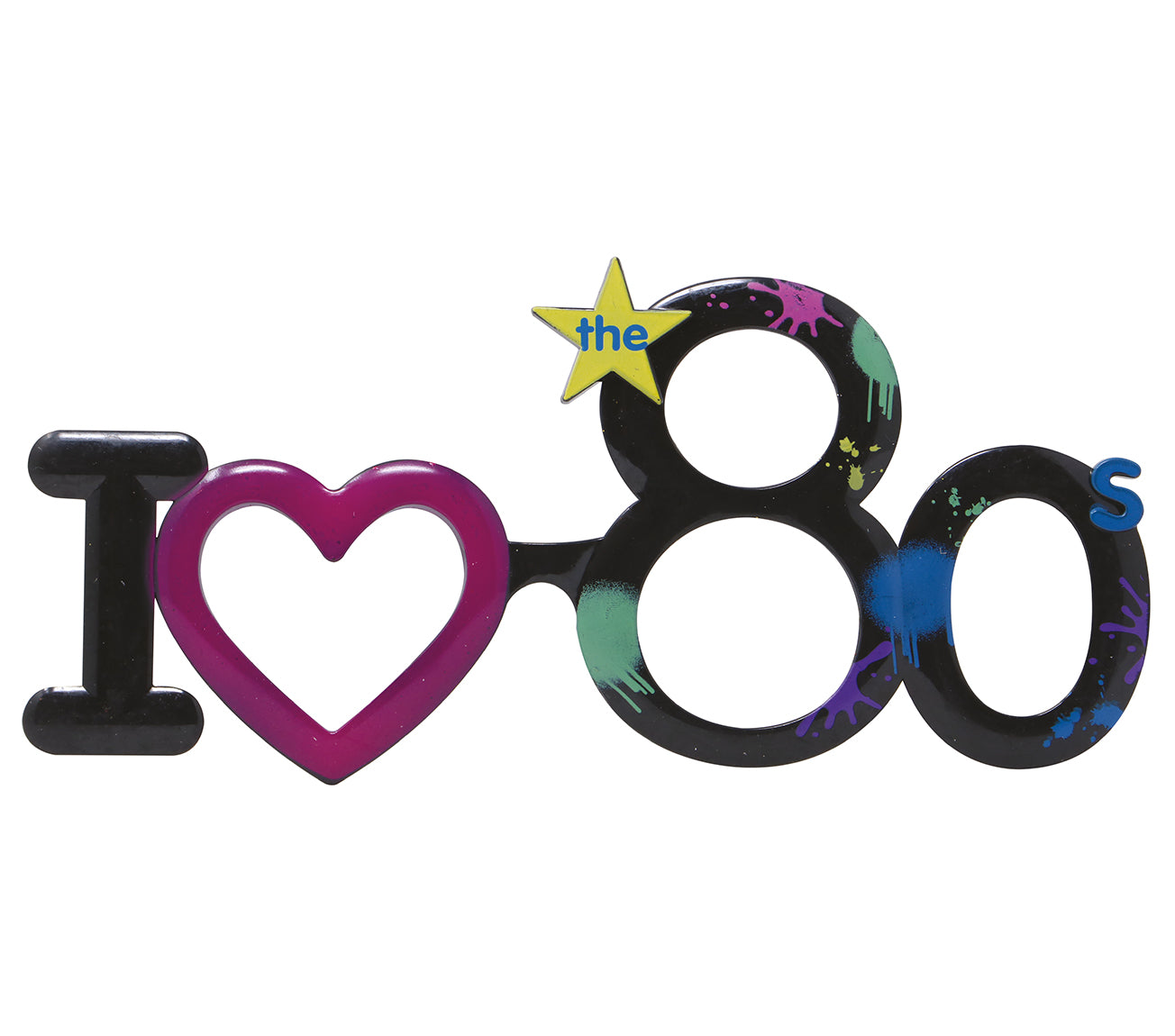 "I LOVE '80" GLASSES