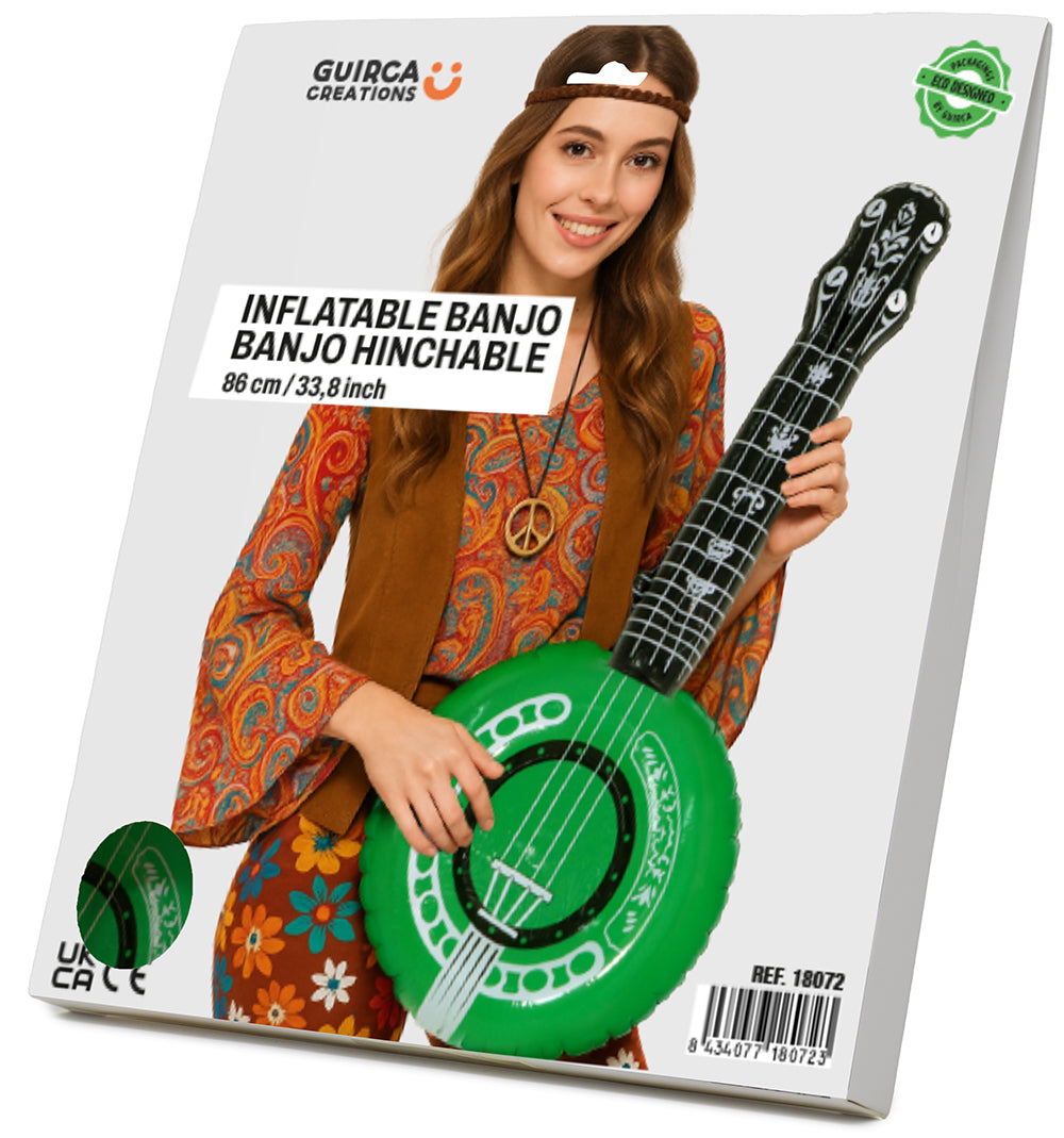 INFLATABLE BANJO, 86 CM