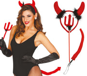 RED 3 PCS DEVIL SET