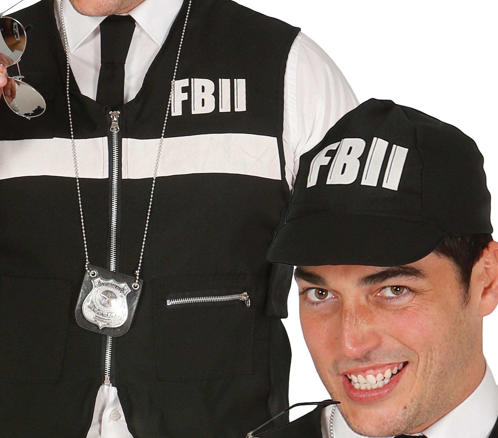 F.B.I. HAT AND WAISTCOAT