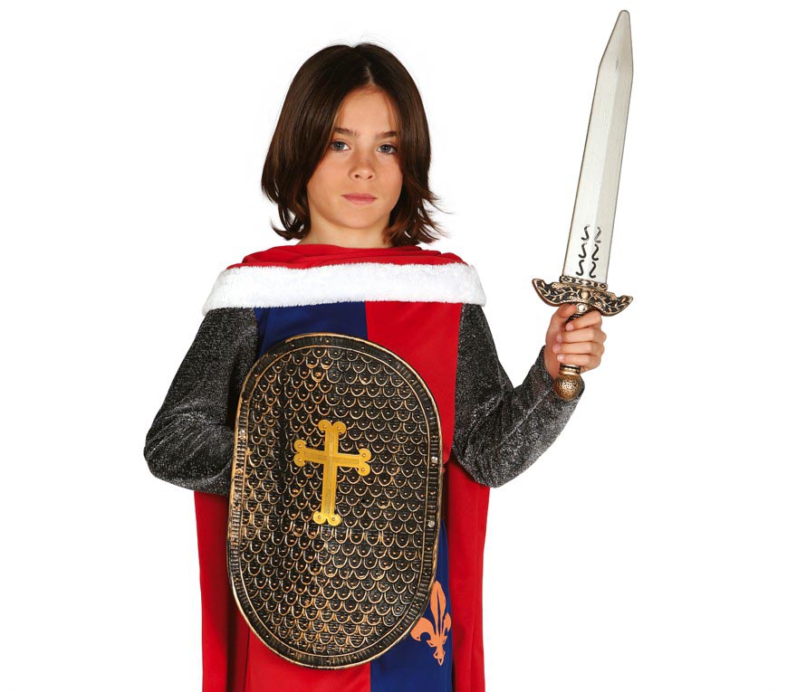 CHILD SHIELD 41 CM AND SWORD 48 CM