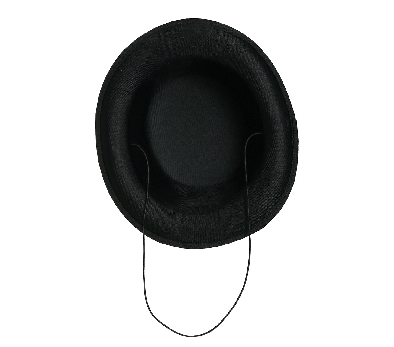 RED FEATHERED MINIHAT TOP HAT