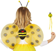 BEE WINGS 54X34 CM WITH TIARA AND WAND