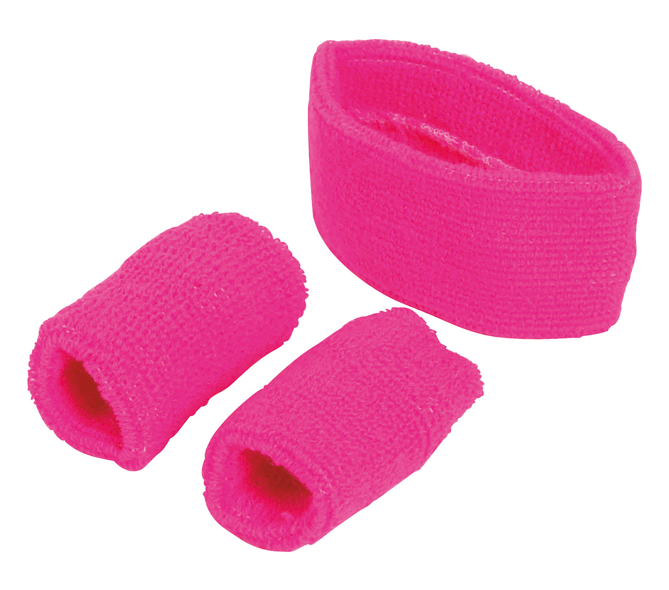 SET 2 WRISTBANDS AND HEADBAND