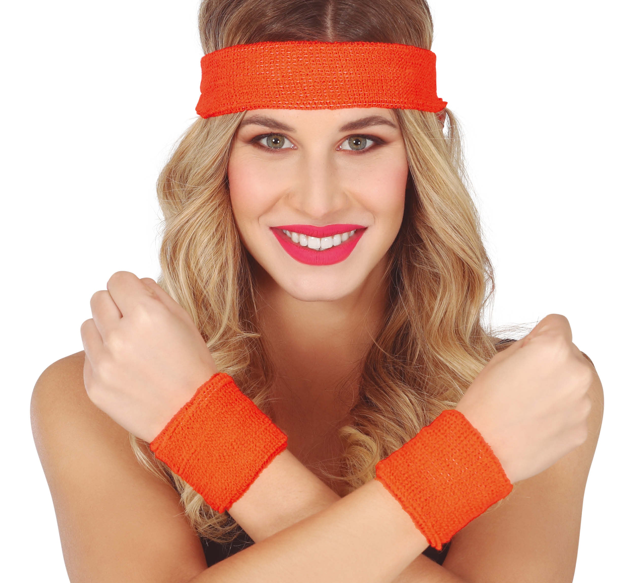 SET 2 WRISTBANDS AND HEADBAND