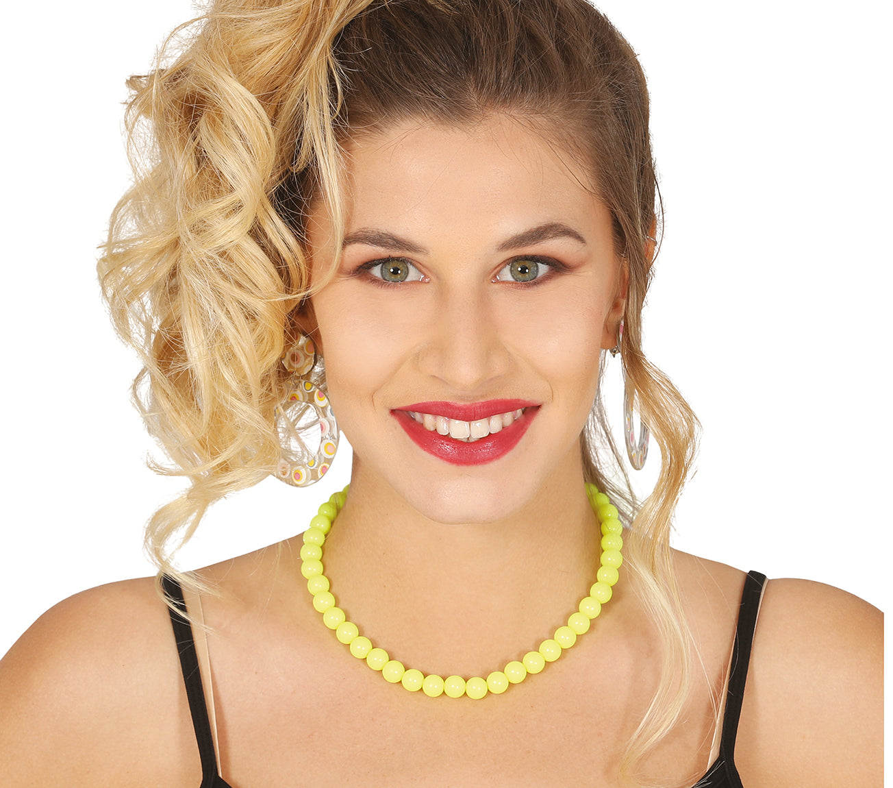 NECKLACES NEON ASSORTED 90 CMS.
