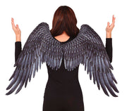 BLACK CLOTH ANGEL WINGS