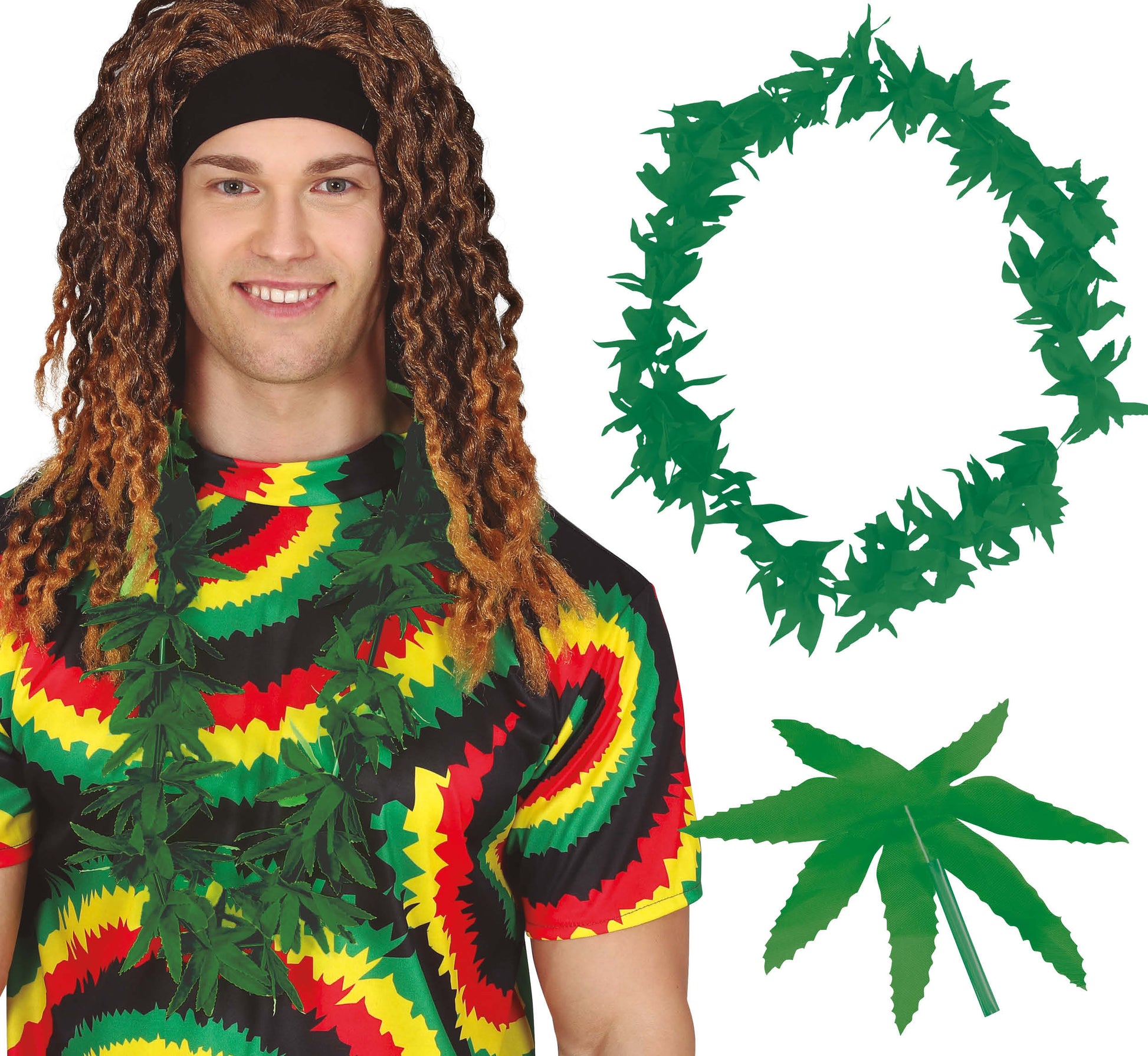 MARIJUANA LEAVES NECKLACE