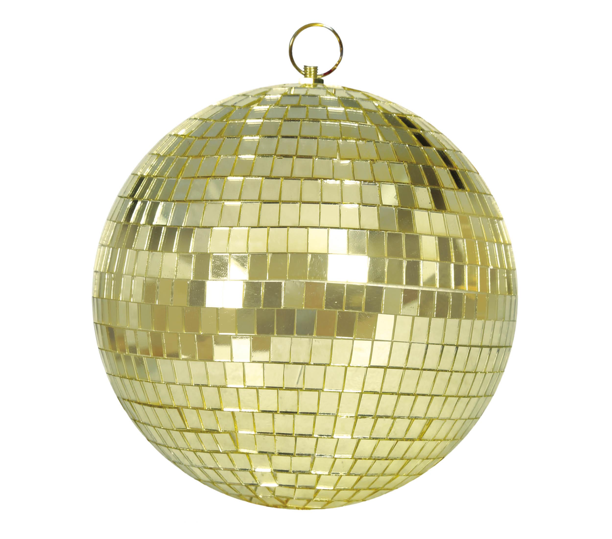 DISCO BALL, GOLD Ø30cm